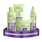 Garnier Feuchtigkeitsauffüllendes Haarpflege-Set für alle Locken, Repariert & revitalisiert, Mit Hyaluron & Shea-Fettsäuren, Pre-Shampoo, Shampoo, Haarmaske, Spray, 4-teilig