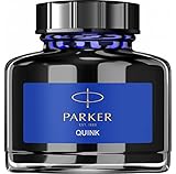Parker Quink Füllertinte im Tintenfass | blaue Tinte | 57 ml