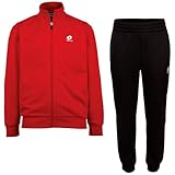 Lotto Unisex Kids 1124055J, Regular Fit Training Suit, Goji Berry, 110-116