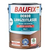 BAUFIX Dekor Langzeitlasur KASTANIE 5 Liter 91756 Holzlasur