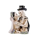 Harz Dekoartikel Halloween Dekoration für Innenräume Grusel Ornament (White, 9cm)