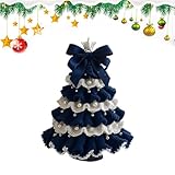 Häkelset Für Anfänger Erwachsene | Weihnachtsbaum Häkeln Lernen Set,Strickzeug Handwerkset für Frauen Männer Hobbyisten Enthusiasten Kollegen Freunde Partydekoration