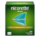 NICORETTE Kaugummi Vorratspackung 2mg freshfruit – Nikotinkaugummi zur Raucherentwöhnung – Fruchtgeschmack –2mg Nikotin – Rauchen aufhören – 210 St.