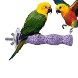Sittich Sitzstangen,Käfigständer für Vögel - Knabberstange Spielzeug Krallenpflege Aktivität Für Liebesvögel Conure Haustiere