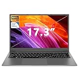 SGIN Laptop 17.3 Inch, 8GB RAM 256GB SSD Notebook, Celeron Dual Core, Up to 2.8GHz, FHD, 2.4/5.0G WiFi Bluetooth 4.2, Expandable Memory 512GB TF