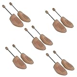 Sneakerprofi 5 Paar Holz Spiralfeder Schuhspanner AUS HOCHWERTIGEM HOLZ Echtholz NEU Herren/Damen, Schuhspanner:44/45