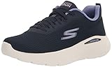 Skechers Damen Go Run Lite-Quick Stride Sneaker, Marineblau/Lavendel, 36 EU