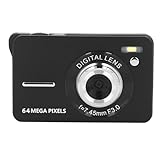 4K-Digitalkamera, Autofokus 64M HD 18X Digitalzoom Vlogging-Kamera, Kompakte Point-Shoot-Kamera mit Aufhelllicht, Anti-Shake-tragbare Taschen-Zoomkamera für Jugendliche, Erwachsene