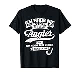 Herren Lustiges Angel Fischer Geschenk - Der Beste Angler Spruch T-Shirt