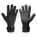 5 mm Neopren-Tauchhandschuhe, Herren-Neoprenanzug mit thermischem Anti-Rutsch-Design, zum Schnorcheln, Surfen, Schwimmen, Rafting, Flussverfolgung, Segeln, Motorbootfahren(L)