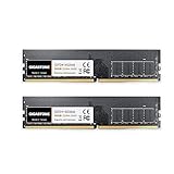 [DDR4 RAM] Gigastone Desktop RAM 32GB (2x16GB) DDR4 Ram 32GB DDR4-2666MHz PC4-21300 CL19 1.2V UDIMM 288 Pin/Polig Ungepuffert Nicht-ECC Computer Speicher RAM (Nur PC-Desktop)
