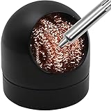 Retoo Lötspitzenreiniger, Lötspitzenreinigungsdraht, Lötkolben Reiniger, Lötspitzen-Reinigungsdraht mit Messingwolle, Lötkolbenspitzenreiniger, Metall Spitzenreiniger, Messingspitzen Reinigungs
