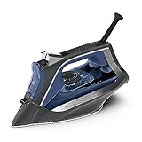 Rowenta Acessteam Dampfbügeleisen, 2500 W, 140 g/min Dampfstoß und 40 g/min Dauerdampf, Microsteam 300-Bügelsohle, Präzisionsbügelspitze, Kalkschutzsystem, Tropfschutz, blau/schwarz, DW4301