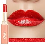 Oulac 2 in1 Lippenstift und Lip Balm, Saftiger und Glänzender lippenpflege Lippenstifte, Glänzendes Finish für Trockene, Rissige und Spröde Lippen, Feuchtigkeitsglänzender Lippenstift (S6)Love fighter