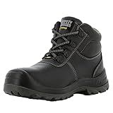 SAFETY JOGGER Sicherheits und Arbeitsstiefel Herren und Damen - BESTBOY - Sicherheitsstiefel, Schutzstiefel EU 43, Schwarz