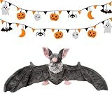 Générique Fledermaus Tier, Plüsch, Horror, weich, für Alter, Geburtstag, Jungen, Halloween, Weihnachten, Ostern