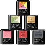 Mill & Mortar Top Aromen für Ottolenghi Fans, Geschenkset mit 6 Bio-Gewürzen aus Nahost: Rose Harissa, Za’atar, Sumach, Kreuzkümmel, Chili Flocken & Schwarzer Knoblauch, Levante Gewürzset
