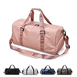 Sporttaschen für Damen und Herren, Reisetasche und Handtaschen - mit Schuhfach und Nassfach - Travel Bag für Sport, Fitnessstudio, Duffle Bag für Wochenendreisen