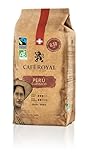 Café Royal Impact, Peru Crema Bohnen, 500g Bohnenkaffee, Bio und Fairtrade zertifiziert, 100 Prozent Arabica Kaffee, Intensität 3/5