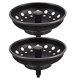 Dioeazh Küchenspülen Ablaufgitter - 2 Stück 32-Loch Ablaufsieb Mit Stöpsel,Haushalts-Spülen-Filterstöpsel - Für Küche Bad Dusche Sowie Haushalt Gastronomie Restaurant Catering Und