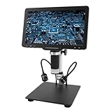 Digitales Mikroskop, 10,1-Zoll-High-Definition-Bildschirm, 5X-1500X Zoom, Elektronisches Mikroskop, Lötmikroskop Zum Schweißen, Reparieren von Uhren