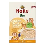 Holle Bio-Porridge, Otter Oats mit Äpfeln, Bananen & Pflaumen, 200g (1)