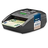 Detectalia D7X Geldscheinprüfer und Geldzählmaschine Einzeln - Falschgeld prüfgerät mit 7 Erkennungsprüfungen fur euro, gbp, chf, pln, czk und sek