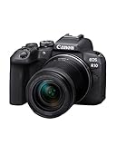 Canon EOS R10 Kamera spiegellose Camera + RF-S 18-150mm F4.5-6.3 is STM Objektiv (Hybridkamera, DSLR Upgrade, 15 B/s, 4K Videos, Dual Pixel CMOS AF II Fokussystem, WLAN) schwarz