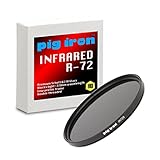 Pig Iron Pro Infrarot R72 Filter Premium Schott Glas 720nm Optisches IR720 Für DSLR- und spiegellose Kameras (58 mm)