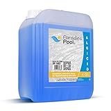 Paradies Pool Algizid für Pool, schaumfrei, Algenschutz, Schwimmbecken, chlorfreies Algenschutzmittel, algenvorbeugend, Schutz vor Algenbildung, Inhalt: 5 Liter