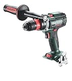 Metabo Akku-Bohrschrauber BS 18 LTX-3 BL Q I (ohne Akku, mit Zusatzhandgriff, Bohrfutterspannweite 1,5-13 mm) 603184850