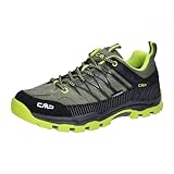 CMP Rigel Low Trekking Shoes Kids Wp Traillaufschuh, Kaki Acid, 38 EU