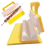 Zahoken Kebab Maker Presse – Große Schaschlikspieße Form – Schneller, müheloser Fleischformer für Grillen, Camping, Outdoor, Kochen, Hinterhof, Vorbereitung, Grillen, Picknick
