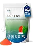 BonAura® 1KG Silica Gel - Silica Kugeln auch als Filament Trockner geeignet - Silikat Trockenmittel regenerierbar und wiederverwendbar - Im luftdichten ZIP Silicagel Beutel
