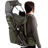 Luvdbaby Kraxe Kindertrage bis 18 Kg - Ergonomisch Kindertragerucksack für Kinder - Premium Toddler Carrier - Baby Tragerucksack - Babytrage Rückentrage Kleinkind - Rucksack mit Kindersitz