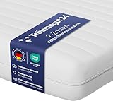 Träumegut24 AquaFlex 7-Zonen Matratze 90x200 cm | H2&H3 | Ergonomische Kaltschaummatratze | Hypoallergen & Antibakteriell | Bezug abnehmbar & waschbar | Oeko-TEX® | (12cm, 90 x 200 cm)