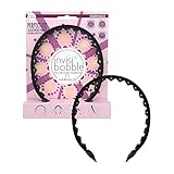 invisibobble Hairhalo Haarreif Dick, verstellbarer Haarreifen Schwarz Mädchen & Damen, Geschenke für Frauen, haarschonend & bequem