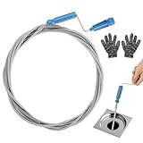 Rohrreinigungsspirale 5 M Abfluss Spirale Abflussreiniger Spirale Reinigungsspirale Abfluss Rohrspirale Abfluss Spirale Abfluss Rohrreinigung Abfluss Reinigen Drain Snake für Abflussreinig