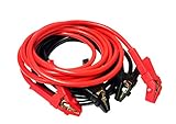IWH - 6m Starthilfekabel Alu-Kupfer 70 mm² | Profi Starterkabel für 12- & 24 Volt Batterien | Auto Starterkabel für PKW & LKW Batterien | Inhalt: 1x Starthilfekabel; 1x Tasche | Länge: 6m