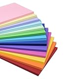 100 Blatt A4 Bunt, Buntpapierset - 10 Farben, Beidseitig Farbiges Papier, Geeignet für DIY-Kunstprojekte, Papier Schneiden, Zeichnen, Standard-A4-Bastelpapier