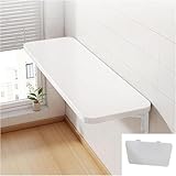 Wand-Klapptisch, kompakter, multifunktionaler schwebender Schreibtisch für Zuhause, Büro, Küche, Wäsche, Garage, platzsparendes Design