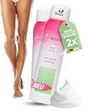 Belle Body Premium Enthaarungsschaum 300ml 2 Dosen - Effektive Haarentfernung ohne Rasur für Frauen und Männer - Haarentfernungsschaum - Keine Hautirritationen - Ideal für Haarentfernung