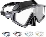 Cressi Liberty - Tauchen, Apnoe und Schnorchelmaske - Erhältlich in der Version mit Zwei/Drei Gläsern
