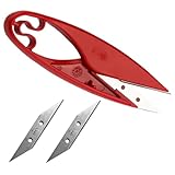 WEKAMOS Schneiderschere aus Edelstahl Leichte Tragbare Stoffschere mit Scharfem Schnitt Vielseitig für Nähen Garn und Handarbeiten Ergonomischer Griff für Präzises Arbeiten