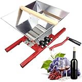 Manuelle Obstzerkleinerer, Edelstahl, große Kapazität für hausgemachten Wein Cider, Scratter Pulper für Obst Gemüse