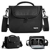 Linpr Kameratasche, Kleine Crossbody Spiegelreflexkameras Fototasche, SLR/DSLR Schulter-Messenger-Tasche Professionelle, wasserdichte Kamerataschen für Fotografen, Kompatibel mit Canon/Sony/Nikon