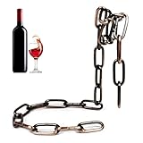 Weinhalter – Kettenregal Aus Eisen, Kreative Flaschenpräsentation, Hängendes Metallketten-Design, Tischaufbewahrung, Organizer, Dekoratives Wohnaccessoire | Elegante Weinpräsentation Für Die Bartheke