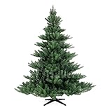 Original Hallerts® Spritzguss Weihnachtsbaum Alnwick 180 cm Nordmanntanne - Christbaum zu 100% in Spritzguss PlasTip® Qualität - schwer entflammbar nach B1 Norm, Material TÜV und SGS geprüft!