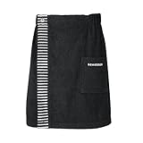 Schiesser Saunakilt Rom Herren - 46-54 - Schwarz