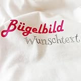 Bügelbild Text Personalisierte Schrift, Namen und kreative Applikationen eigener Text zum aufbügeln DIY 10cm/15cm/20cm/25cm/30cm